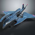 Modern Fighter Science Fiction Fighter 3d model
