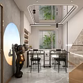 Elegant Beauty Hair Salon Interior With Beauty Bed Styling Station And Decorative Mirrors