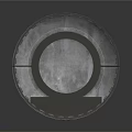 Gray Textured Industrial Machinery Parts With Two Different Sizes