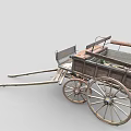 Modern carriage 3d model