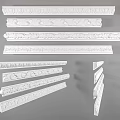 Gypsum Cornice Various Decorative Patterns And Designs For Home Interior Decoration