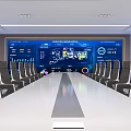 Modern Bright Public Security Service Hall With Neat Workstations And Spacious Comfortable Public Service Environment