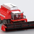 Harvester Green Storage Machine Harvester Agricultural Machinery Agricultural Equipment Mixed Feed Machine Rape Harvester 3d model