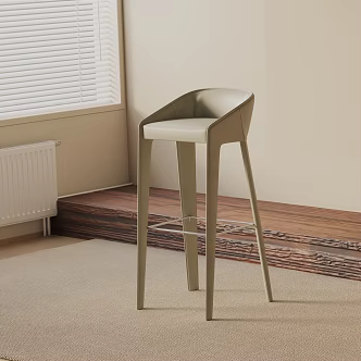 Modern Bar Chair 3d model