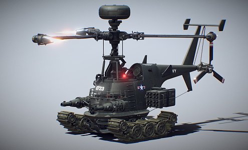 Helicopter Tanks 3d model