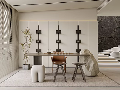 Modern Tea Room 3d model