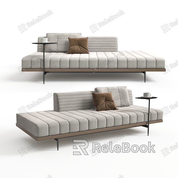 Modern chaise longue model