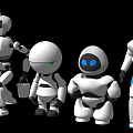 Modern robot toy robot ornaments 3d model