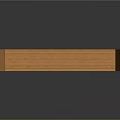 Modern Wooden TV Stand With Rattan Panels And Open Shelves Design