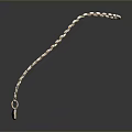 Delicate Pearl Necklace Featuring White Pearls And Small Round Pendant Chain