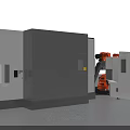 Industrial Equipment With Multiple Robotic Arms And Automated Machinery Systems