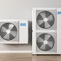 Modern air conditioner external unit 3d model
