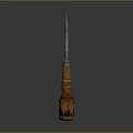 Sturdy Hardware Tool Screwdriver With Ergonomic Wooden Handle And Steel Shaft For Daily Use