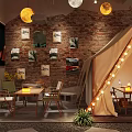 WILD UTOPIA Restaurant Outdoor Seating With Barbecue And Beer String Lights And Plants