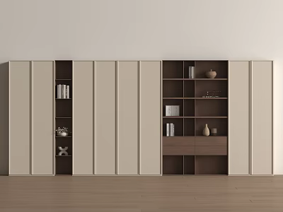 Modern Bookcase Storage Cabinet 3d model