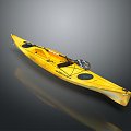 Kayak Kayak Kayak Rubber Boat Single Rubber Boat 3d model