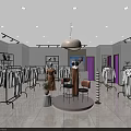 BELINSON Clothing Store Interior Design Featuring Fashion Racks Mannequins Open Layout And Modern Lighting