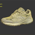 Light Gray New Balance Casual Sneakers With Mesh And Leather Upper White Sole