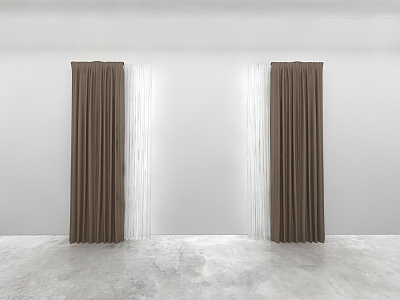 Curtains 3d model