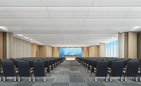 Modern Conference Hall Office Lecture Hall 3d model