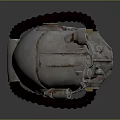 Sci-Fi Helmet Alien Helmet High Tech Helmet Game Helmet 3d model