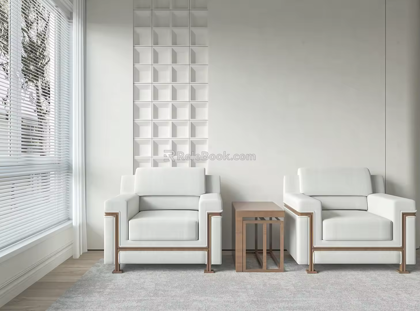 New Chinese Reception Chair 3d model