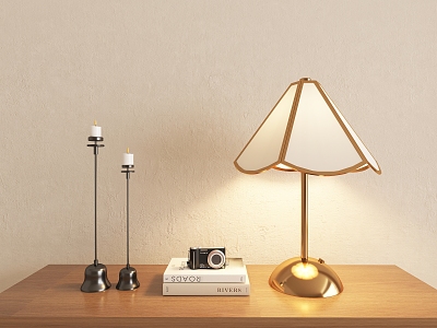 Modern Light Luxury Table Lamp 3d model