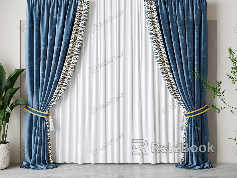 New Chinese Curtain model