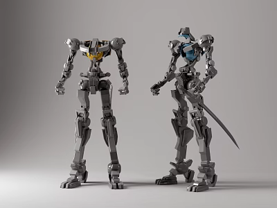 Gundam Babatos Robot Toy ACE MG 3d model