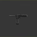 Browning Machine Gun Browning Gatling White Machine Gun Machine Gun Bullet Military 3d model
