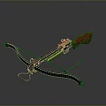 Crossbow Mechanical Crossbow Shift Bow and Arrow Shoot Far Equipment Weapons High-tech Crossbow 3d model