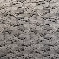 Gray Textured Stone Wall With Irregular Pattern And Natural Surface Design