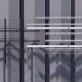 Modern Suspended Ceiling Design With Metal Frames White Beams Shadow Effects And Structural Details
