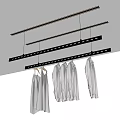 Modern clothes pole 3d model