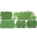 Various Well Trimmed And Natural Growth Shrubs For Garden Landscaping Design