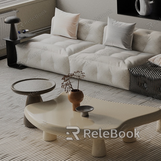 Modern coffee table model