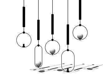 Modern Chandelier Decorative Chandelier 3d model