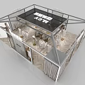 Modern Clothing Store Interior Featuring Glass Facade Clothing Racks And Herringbone Flooring