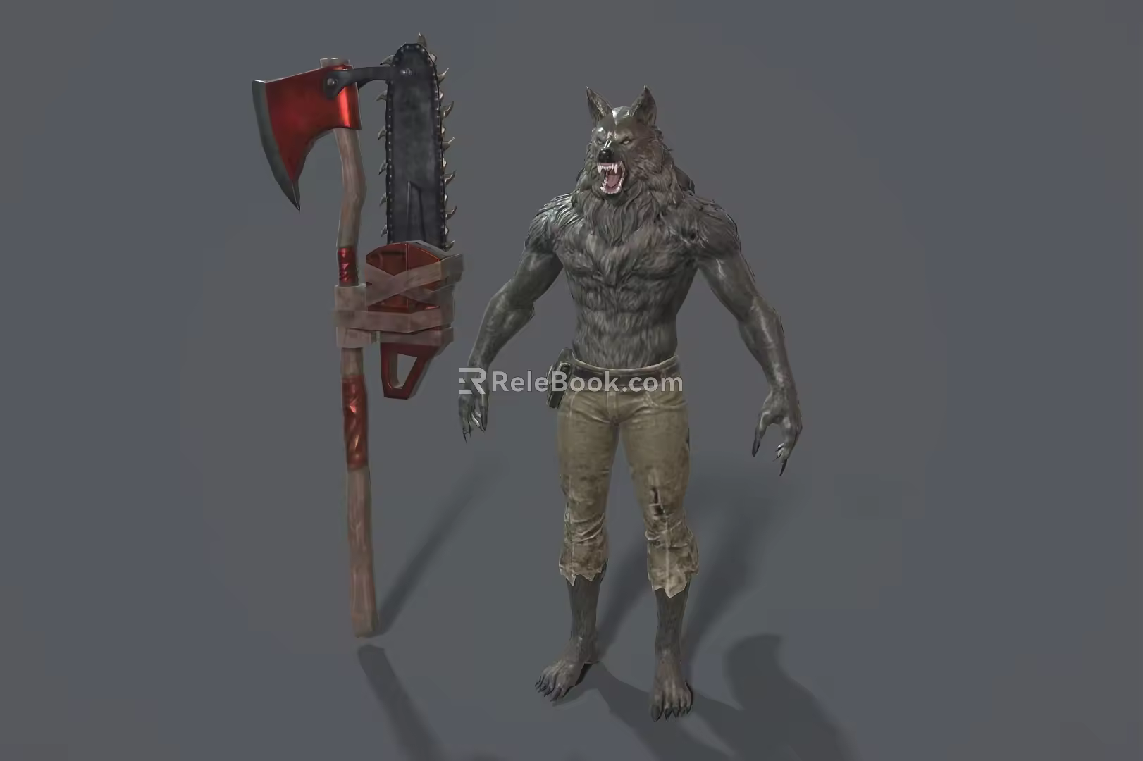 Werewolf Monster Game Character Mutant Creature 3d model