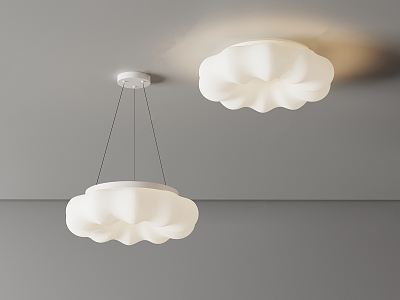 Modern lamp combination model