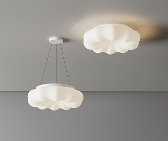 Modern lamp combination 3d model