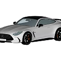 White Two Door Sports Car With Black Wheels Yellow Brake Calipers And Sporty Design