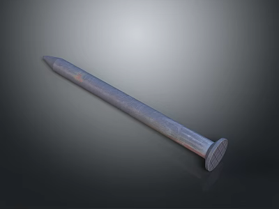 Nail Sniper Cylinder Nail Cement Nail Nail Screw Screw Tool Hardware Tool Machining 3d model