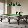 Billiard table billiards 3d model