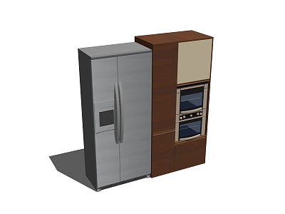 Cabinet SU model 3d model