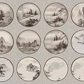 New Chinese Style Decorative Hanging Painting 3d model