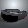 Advanced Electronic Smart Glasses With Modern Design Digital Display And Red Indicator