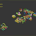 Game Environment Game Scene Fairy Tale Scene Fairy Tale Magic Scene Magic Item Fantasy Scene 3d model