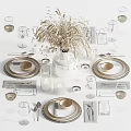 Modern Tableware 3d model
