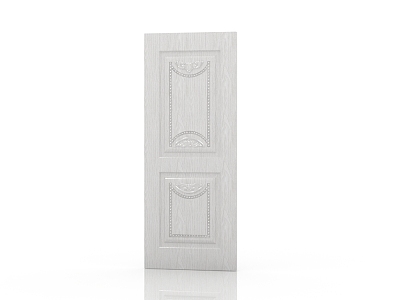 American door interior door 3d model